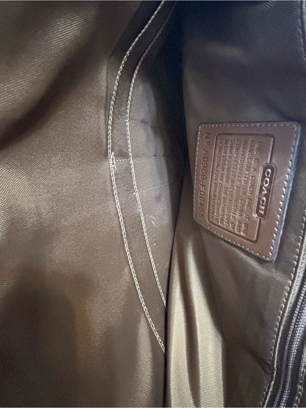 PLEASE READ!!!  COACH LAPTOP BRIEFCASE MESSENGER BAG - Picture 7 of 8